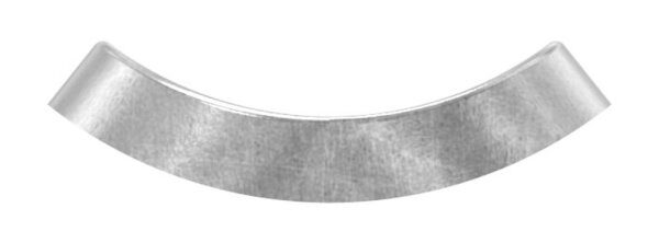 Handlaufanschlussplatte S235JR, Rohranschluss Ø 33,7mm, 64x24x4mm