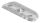 Handlaufanschlussplatte S235JR, Rohranschluss Ø 33,7mm, 64x24x4mm