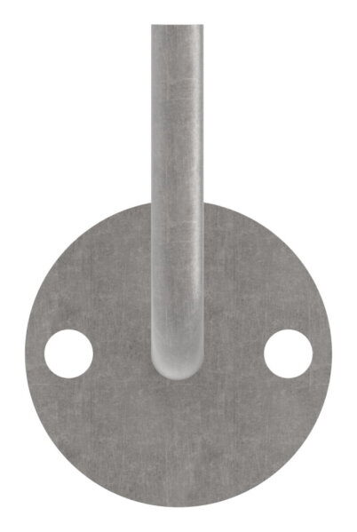 Handlaufträger mit Ronde flach, 70x6mm, 2...