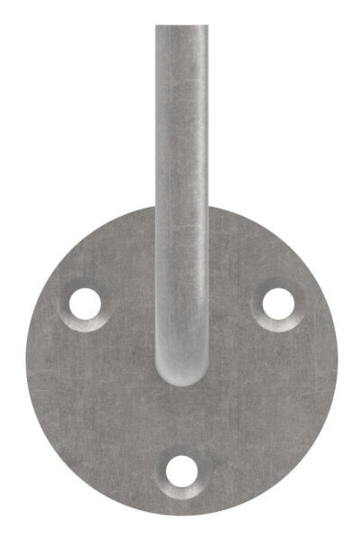 Handlaufträger mit Ronde flach, 70x4mm, 3...