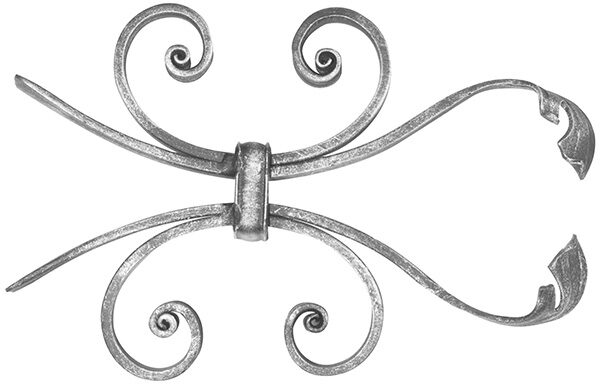 Steckelement 12x5mm, glatt, H: 260mm, B: 170mm