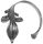 Leichtbarock-Ansatz 12x5mm, glatt, H: 110mm, B: 120mm, RE