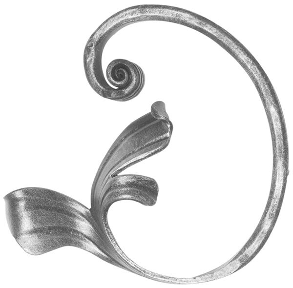 Meisterbarock C-Schnörkel 16x8mm, gehämmert,...