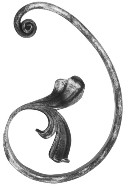Meisterbarock C-Schnörkel 16x8mm, gehämmert,...
