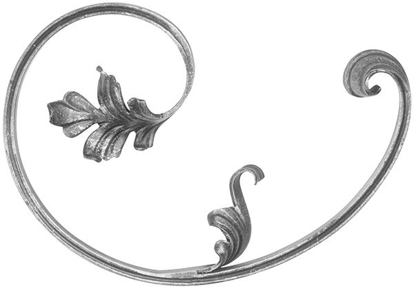 Schwerbarock Element 16x8mm, gerillt, H: 280mm, B: 200mm, LI