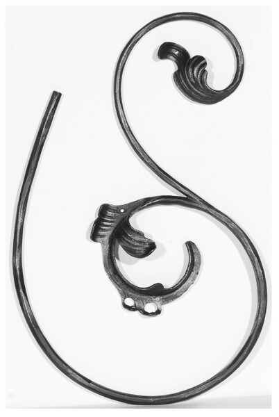 Ländliches Barock Element 12mm, gehämmert, H:...
