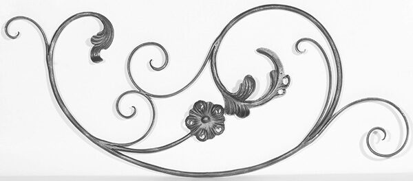 Ländliches Barock Element 12mm, gehämmert, H:...