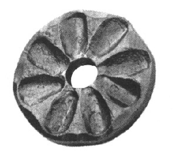 Rosette 8mm, Ø 65mm, Lochung 15mm