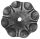 Rosette 8mm, Ø 120mm