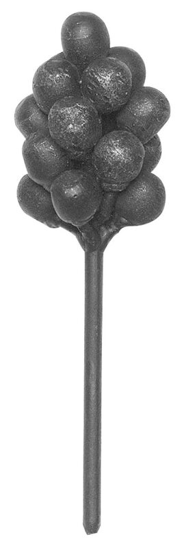 Weintraube, Ansatz Ø 8mm, Ø Traube 60mm, H: Traube 80mm