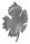 Weinblatt 3mm, H: 100mm, B: 90mm