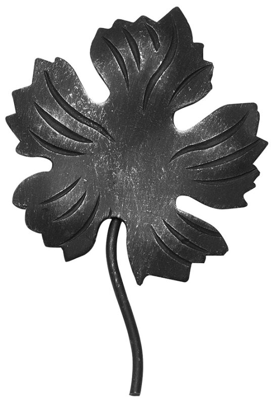 Weinblatt 3mm, H: 110mm, B: 120mm