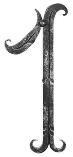 Hausnummer 12x5mm, Höhe 180mm, Breite 100mm