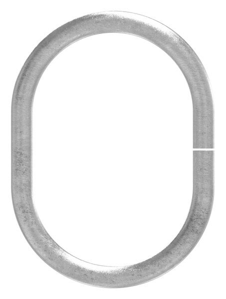 Ring 12mm, glatt, oval, H: 150mm, B: 110mm, offen