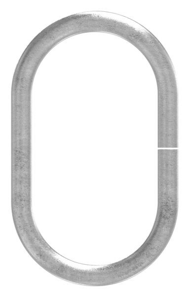 Ring 14mm, glatt, oval, H: 180mm, B: 110mm, offen