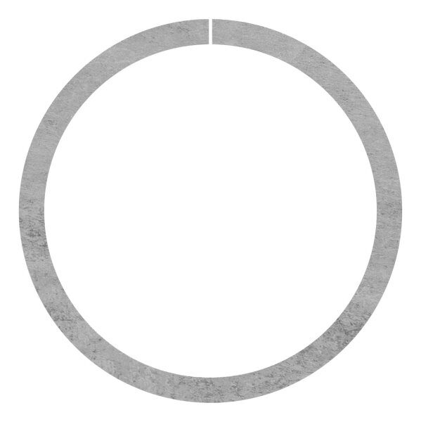 Ring 16x8mm, glatt, AußenØ 120mm, offen