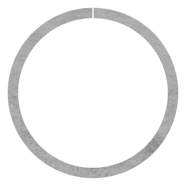 Ring 16x8mm, glatt, AußenØ 130mm, offen