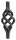 Zirbel 4x6x6mm, glatt, H: 140mm, B: 50mm