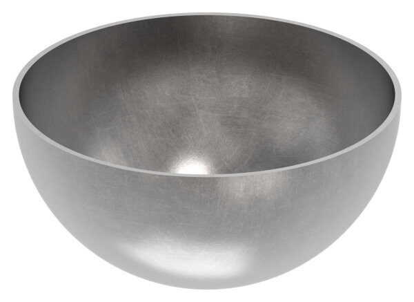 Halbhohlkugel Ø 120mm, Wandstärke 2,0 - 2,5mm