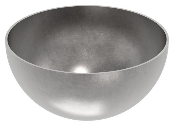 Halbhohlkugel Ø 140mm, Wandstärke 2,0 - 2,5mm