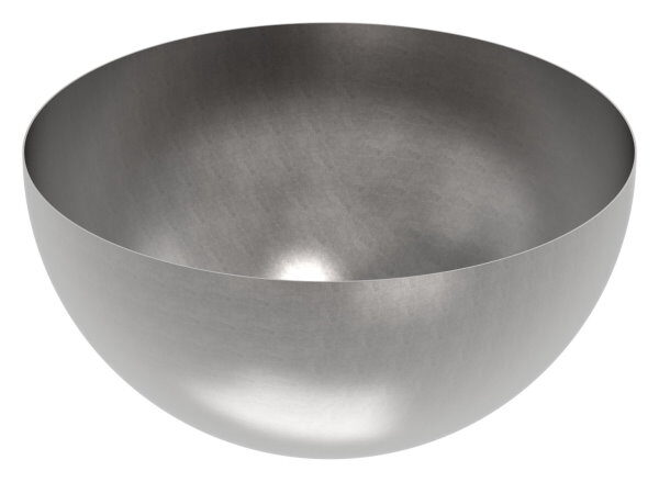 Halbhohlkugel Ø 600mm, Wandstärke 3,0 - 4,0mm