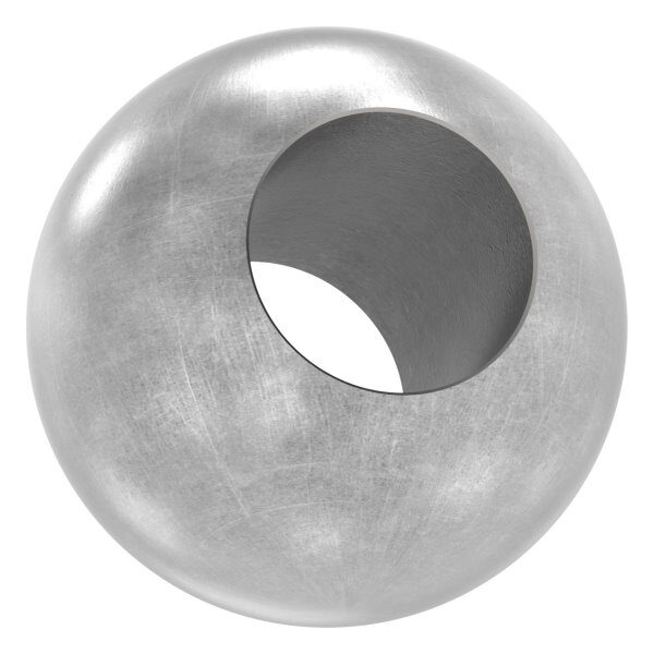 Massivkugel 25mm, glatt, mit Durchgangsbohrung 12,3mm