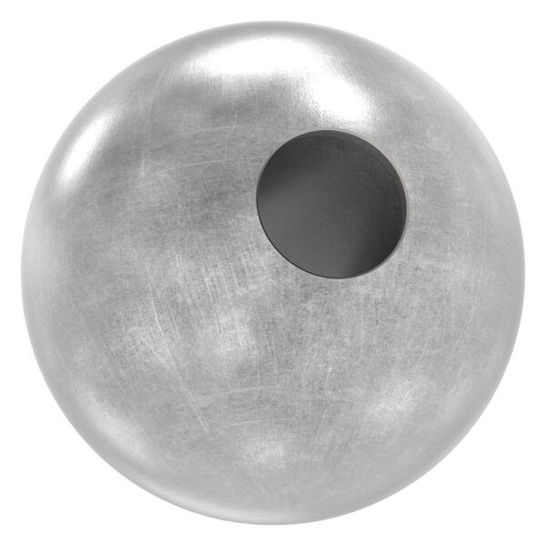 Massivkugel 40mm, glatt, mit Durchgangsbohrung 12,3mm
