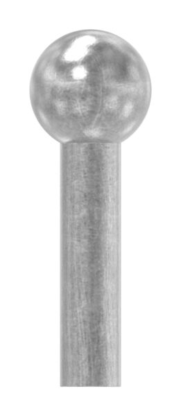 Kugelkopfbolzen glatt, Kugel 10mm, SchaftØ 5mm,...
