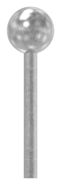 Kugelkopfbolzen glatt, Kugel 19mm, SchaftØ 5,5mm, Schaftlänge: 50mm