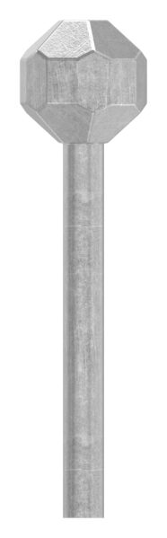 Kugelkopfbolzen abgehämmert, Kugel 16mm,...