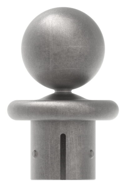 Kugelrohrknopf Eisen für 42,4mm, für max....
