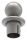 Kugelrohrknopf Eisen für 42,4mm, für max. Wandstärke 3,5mm, Kugel  Ø 45mm
