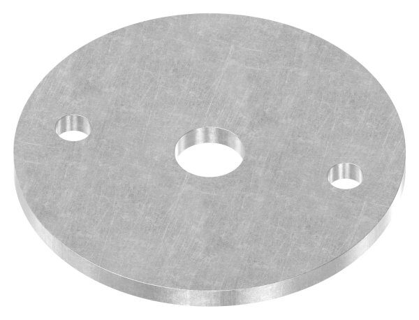 Ronde 70x4mm mit 2x Befestigungsbohrungen 6,5mm und 1x...