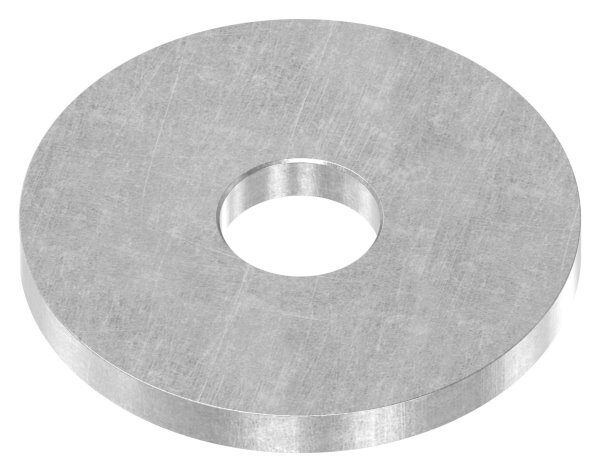 Ronde 42,4x4mm mit Ø 12,1mm Bohrung, S235JR