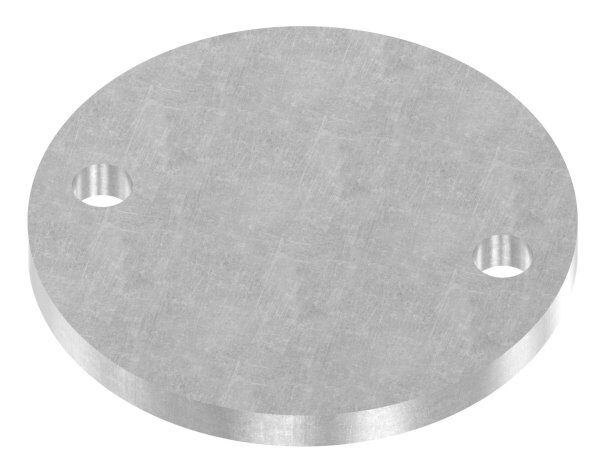 Ankerplatte 100x8mm, 2 Befestigungsbohrungen Ø 11mm, S235JR