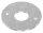 Ankerplatte 120x6mm, 2 Befestigungsbohrungen 11mm, 1 Mittelbohrung Ø 43mm, S235JR
