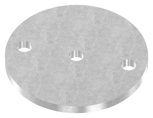 Ankerplatte 120x8mm, 2 Befestigungsbohrungen Ø13mm, 1 Bohrung Ø 12,5mm, S235JR