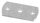 Ankerplatte 100x50x6mm, 2 Befestigungsbohrungen 11mm, 1 Bohrung 12,5mm, S235JR