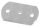 Ankerplatte 120x80x8mm, 2 Befestigungsbohrungen 11x20mm, 1 Bohrung 12,5mm, S235JR