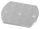 Ankerplatte 150x120x10mm, 2 Befestigungsbohrungen 13mm, 1 Bohrung 12,5mm, gelasert, S235JR