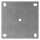 Ankerplatte 200x200x10mm, 4x Langloch 14x20mm, 1 Mittelbohrung Ø 12,5mm, S235JR