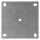 Ankerplatte 200x200x12mm, 4x Langloch 14x20mm, 1 Mittelbohrung Ø 12,5mm, S235JR
