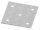 Ankerplatte 120 x 120 x 6mm, 4 Befestigungsbohrungen 13mm, 1 Bohrung 13mm