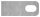 Anschweißlasche für Torband M16 100x40x8mm, Langloch 30x18mm, S235JR