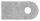 Anschweißlasche 50x25x6mm, Rundloch Ø 9mm, S235