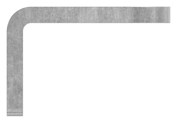 Winkel-Anschweißlasche, 60x40x30x6mm, mit Langloch 25x9mm und 11x9mm, S235