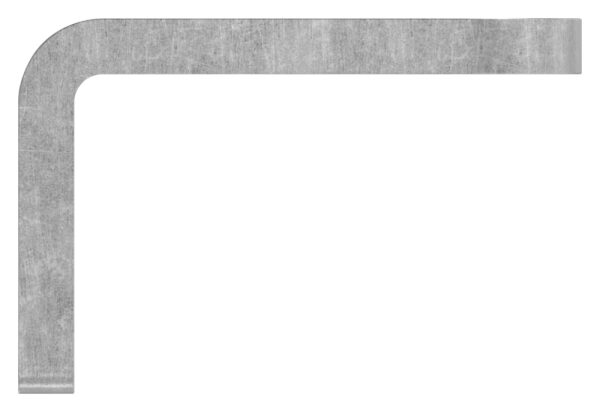 Winkel-Anschweißlasche, 60x40x25x6mm, mit Langloch 25x9mm und 11x9mm, S235