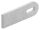 Anschweißlasche 100 x 30 x 6mm, Langloch 25 x 9mm, S235JR