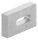 Anschweißlasche eckig, 50x30x10mm, Langloch 25x9mm, S235JR