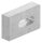 Anschweißlasche eckig, 50x30x12mm, Langloch 25x9mm, S235JR